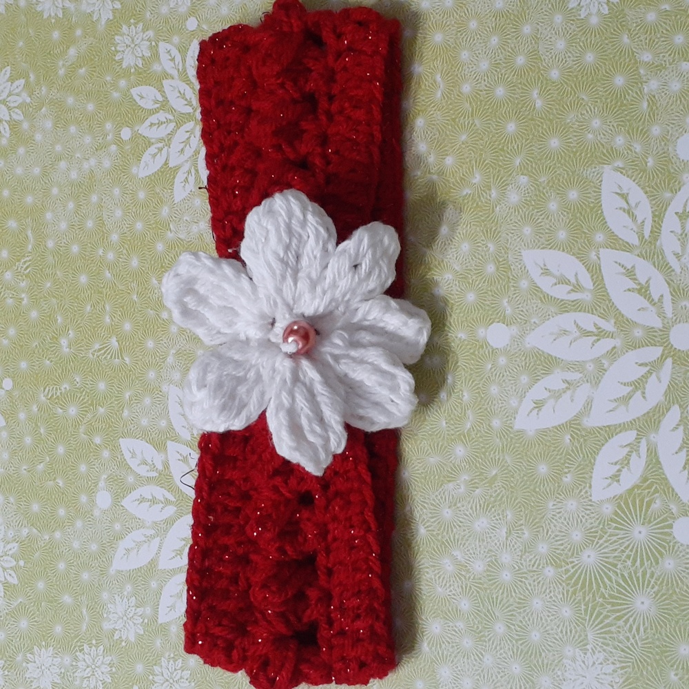HANDMADE Crochet Holiday Headband